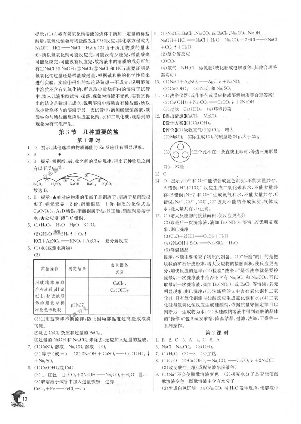 2018年实验班提优训练九年级化学下册沪教版 第13页