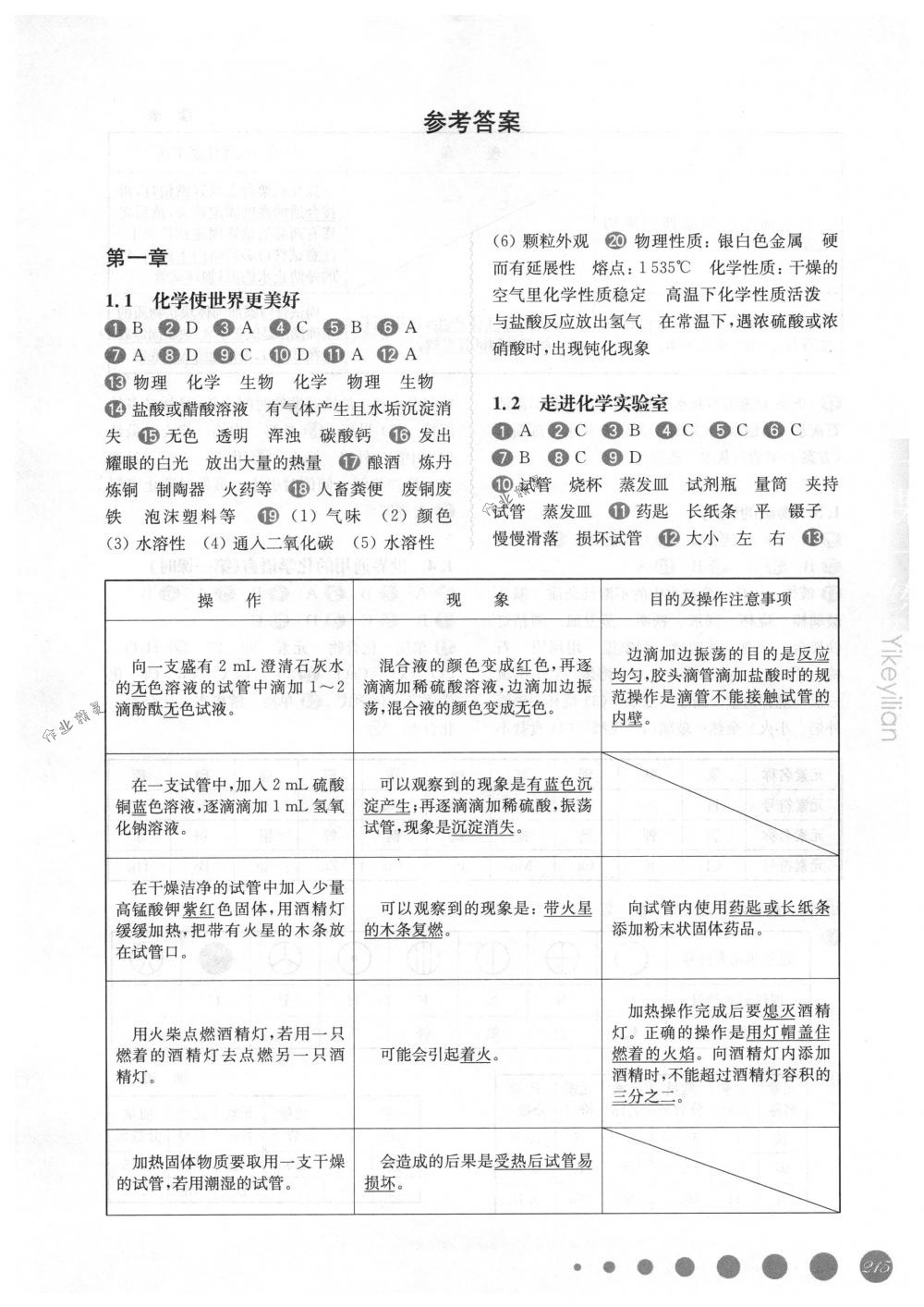 2018年華東師大版一課一練九年級(jí)化學(xué)全一冊(cè)下滬教版 第1頁(yè)