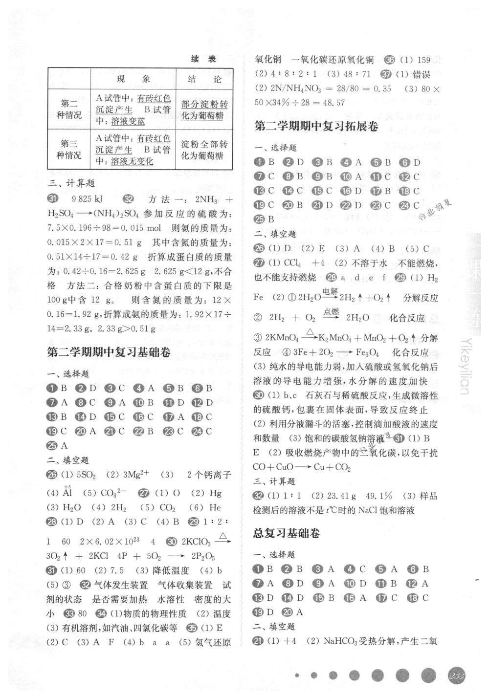 2018年華東師大版一課一練九年級化學(xué)全一冊下滬教版 第19頁