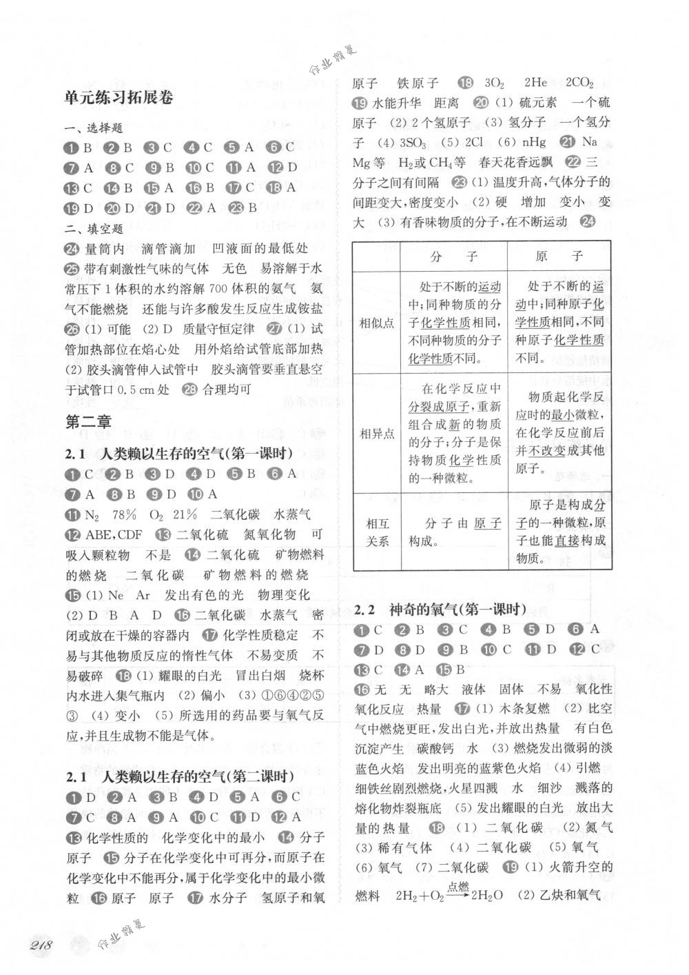 2018年華東師大版一課一練九年級化學(xué)全一冊下滬教版 第4頁