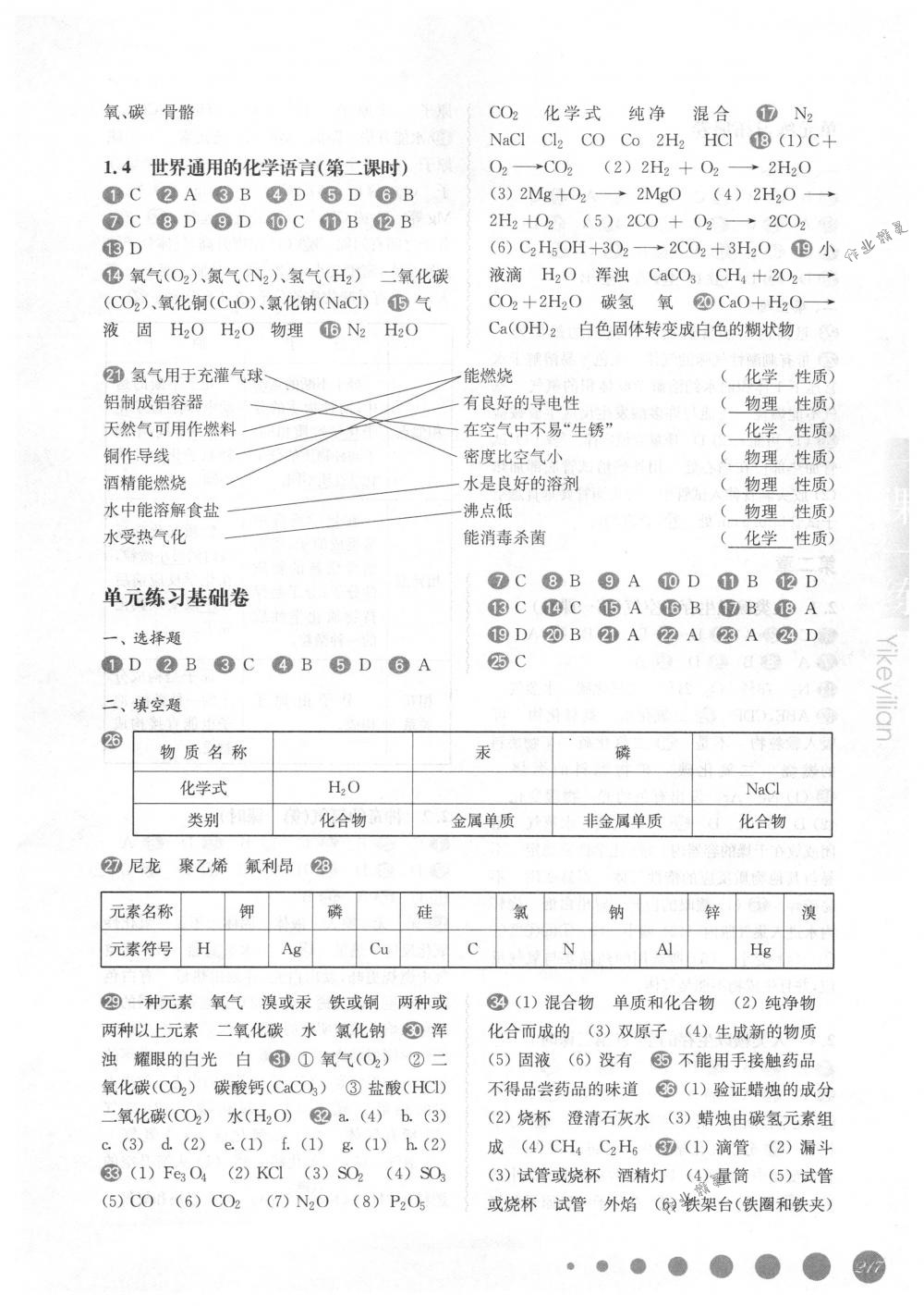 2018年華東師大版一課一練九年級(jí)化學(xué)全一冊(cè)下滬教版 第3頁(yè)