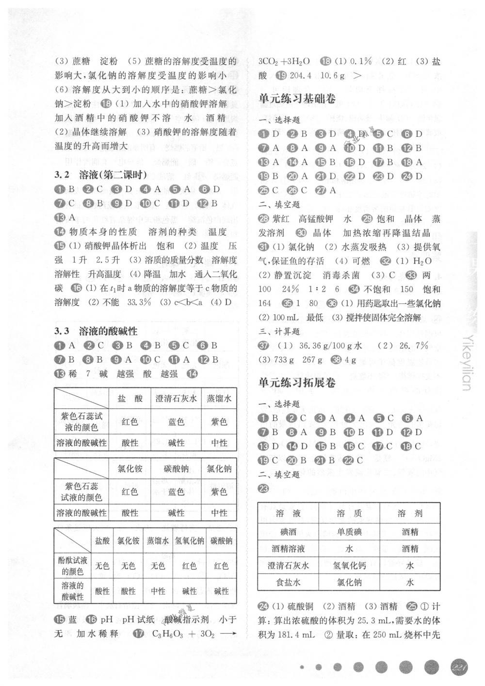 2018年華東師大版一課一練九年級(jí)化學(xué)全一冊(cè)下滬教版 第7頁(yè)