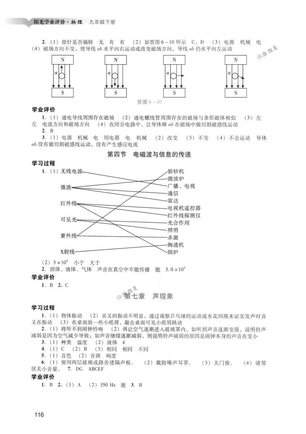 2018年陽光學(xué)業(yè)評價九年級物理下冊人教版 第18頁