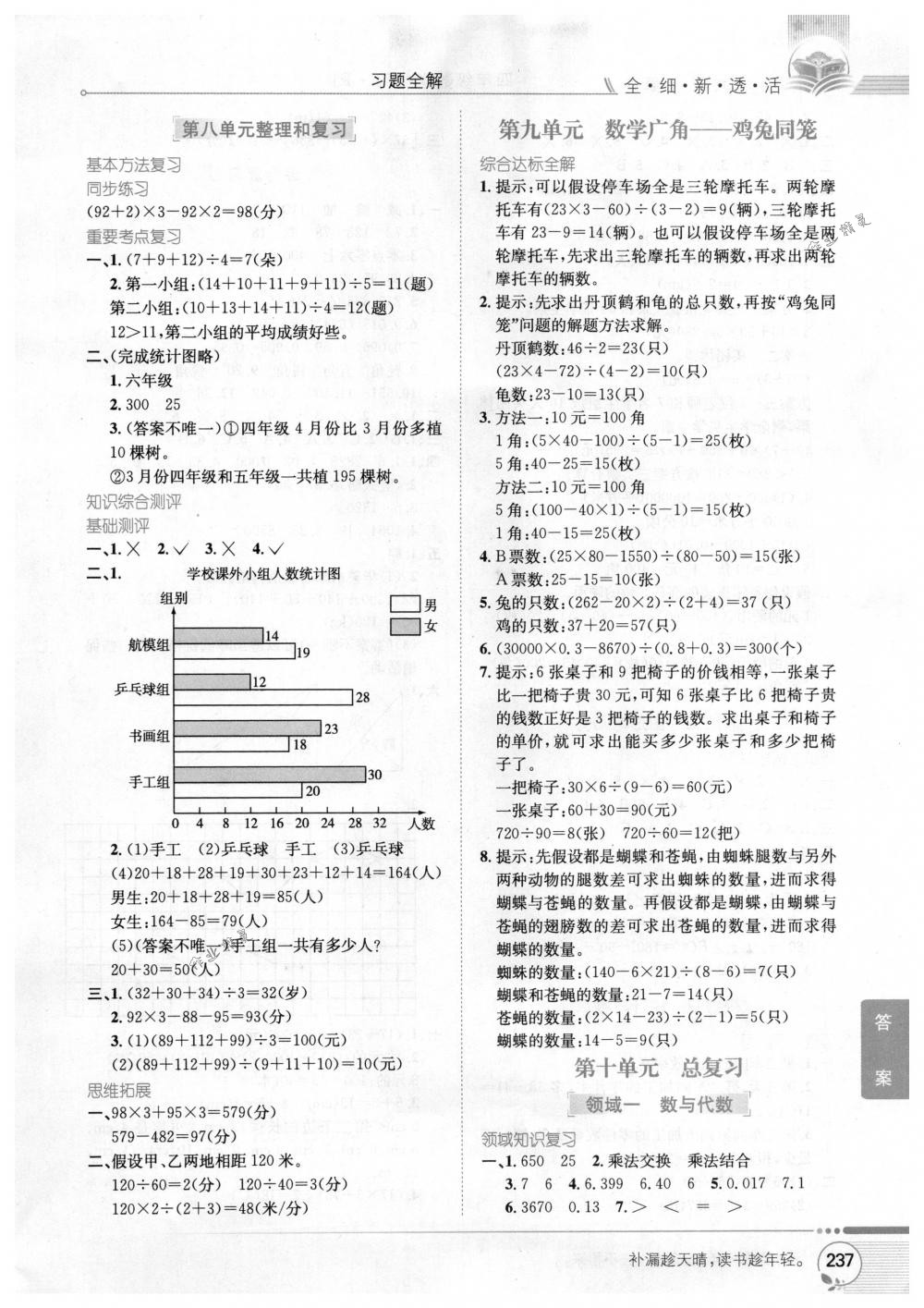 2018年教材全解四年级数学下册人教版 第13页