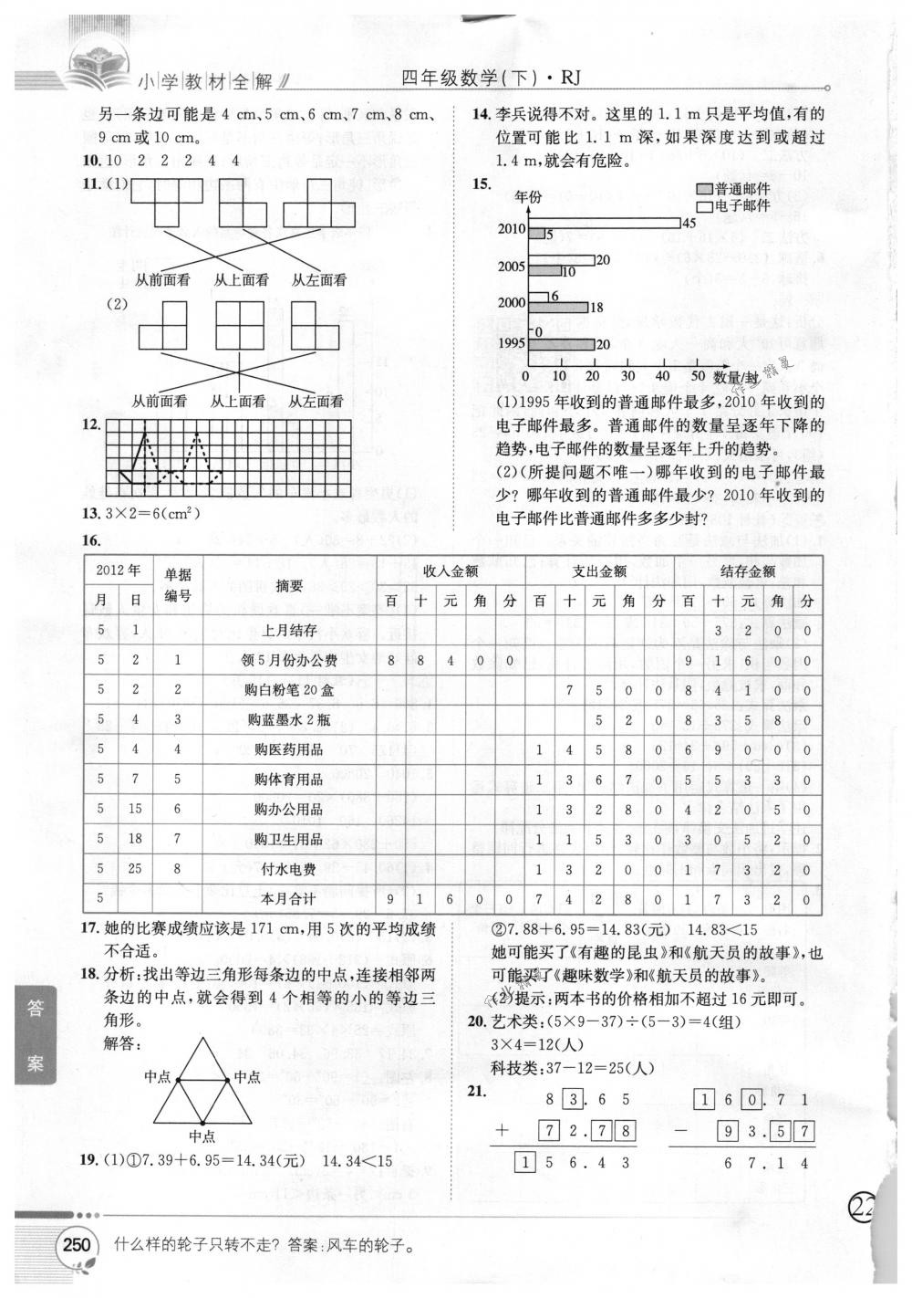 2018年教材全解四年级数学下册人教版 第26页