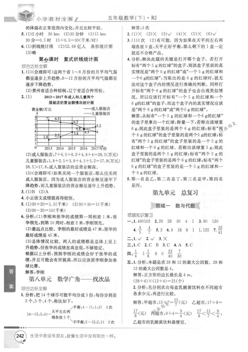 2018年教材全解五年級(jí)數(shù)學(xué)下冊(cè)人教版 第12頁(yè)