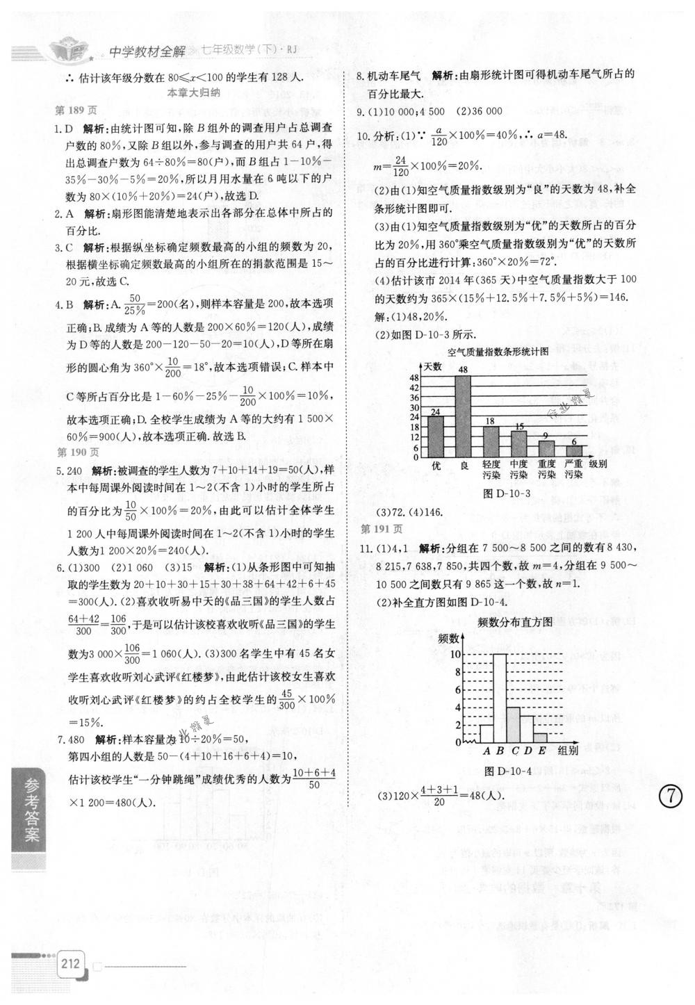 2018年教材全解七年级数学下册人教版 第10页