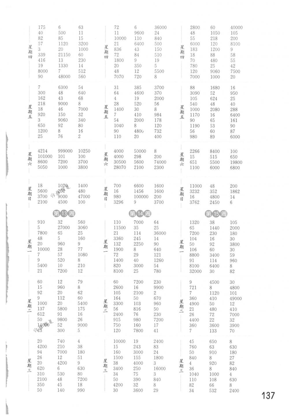 2018年通城学典计算能手四年级数学下册苏教版 第5页