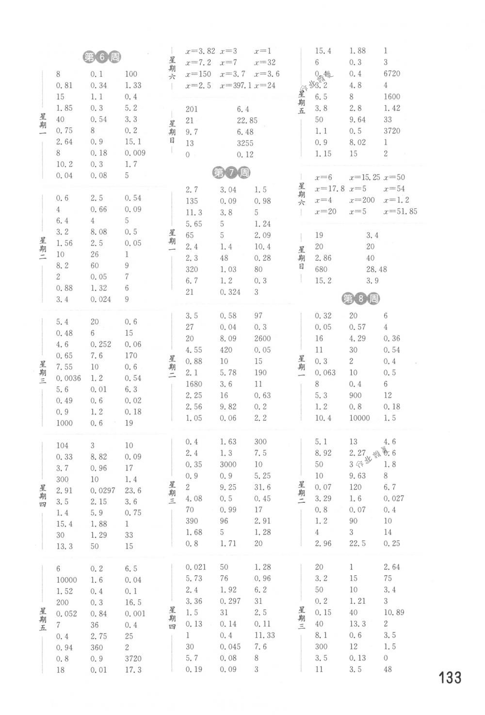 2018年通城學(xué)典計算能手五年級數(shù)學(xué)下冊蘇教版 第3頁