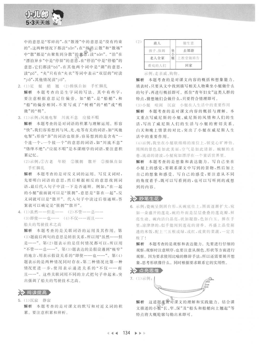 2018年53天天練五年級語文下冊人教版 第42頁