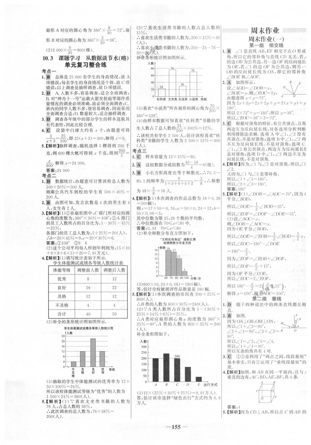 2018年世纪金榜百练百胜七年级数学下册人教版 第21页