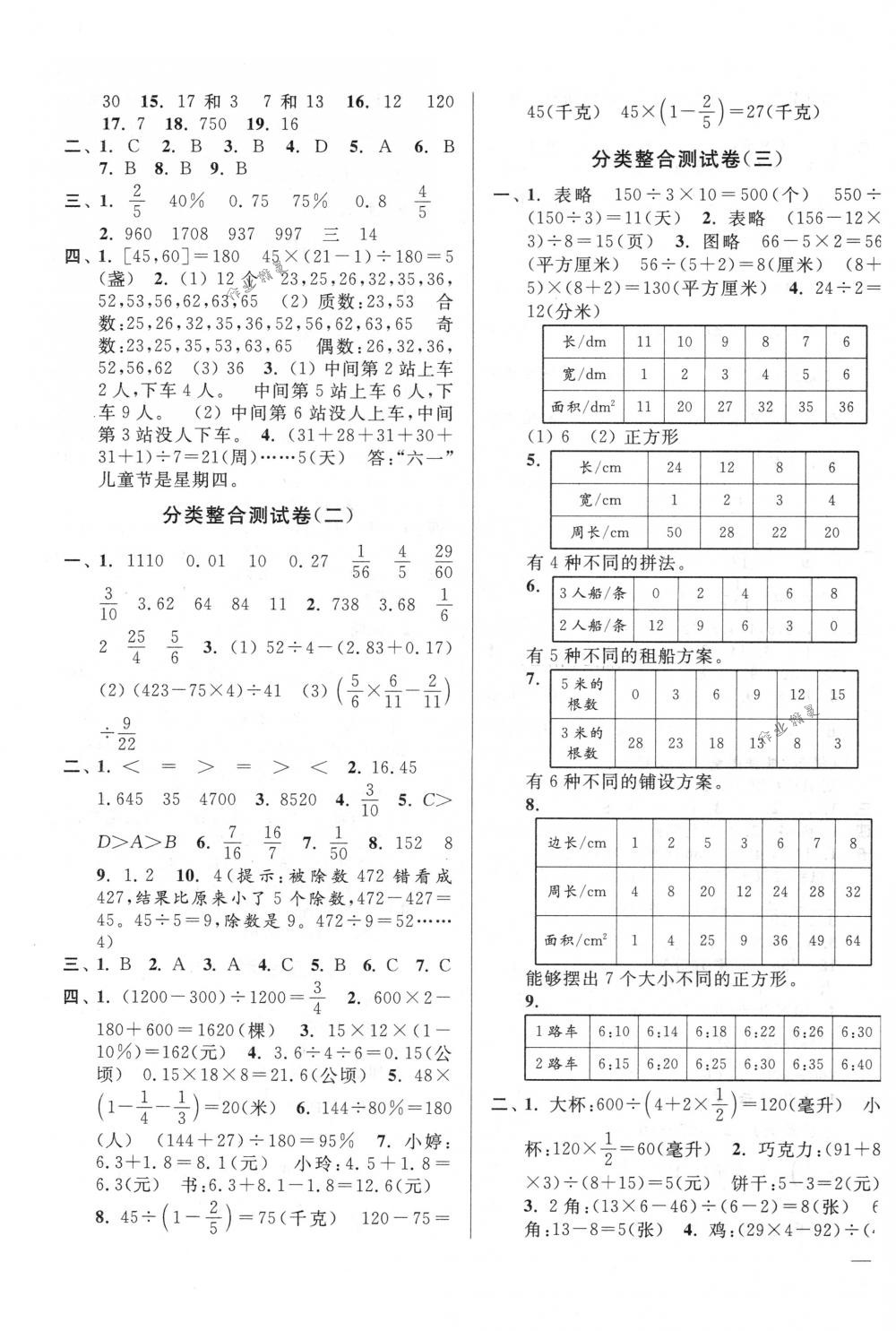 2018年亮點(diǎn)給力大試卷六年級(jí)數(shù)學(xué)下冊江蘇版 第7頁