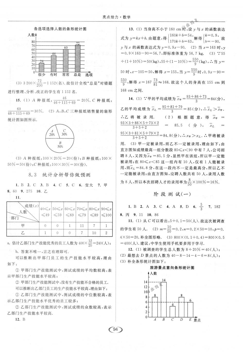 2018年亮點(diǎn)給力提優(yōu)課時(shí)作業(yè)本九年級(jí)數(shù)學(xué)下冊(cè)江蘇版 第26頁(yè)