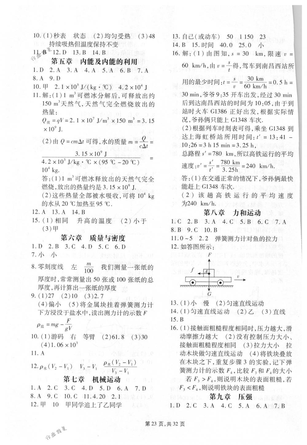 2018年春如金卷中考物理 第23頁