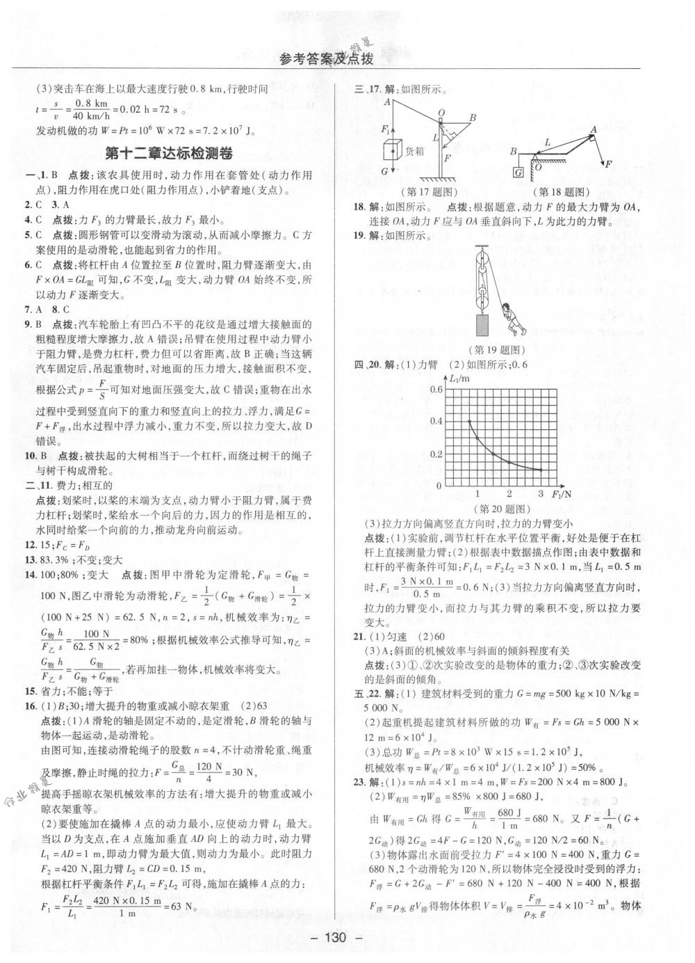 2018年综合应用创新题典中点八年级物理下册人教版 第6页