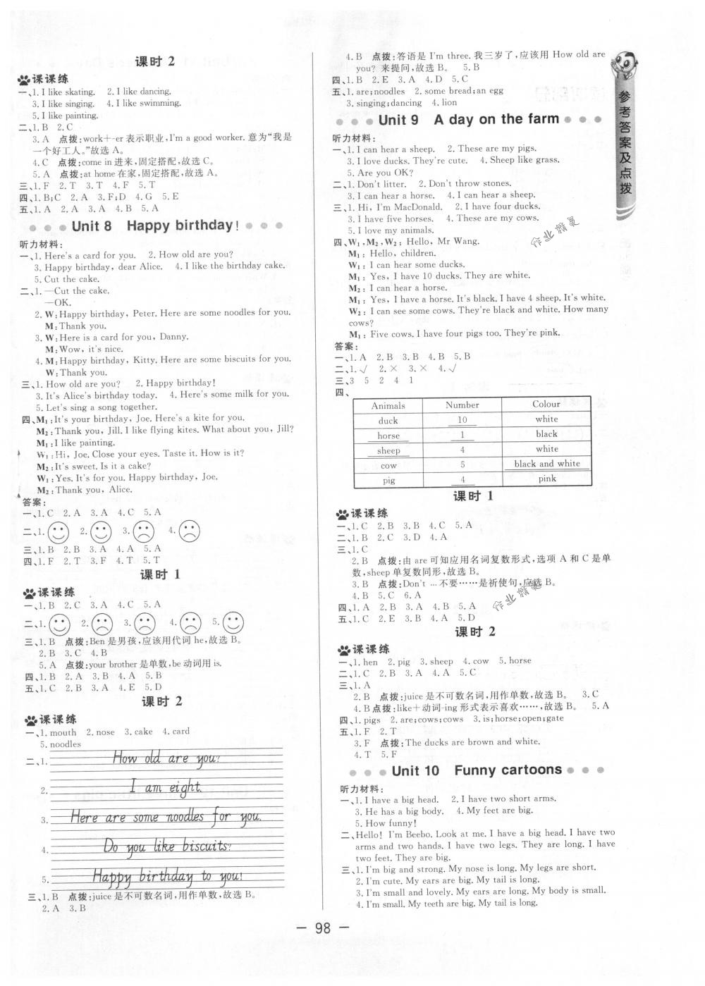 2018年綜合應(yīng)用創(chuàng)新題典中點(diǎn)三年級(jí)牛津英語(yǔ)下冊(cè)滬教版三起 第6頁(yè)