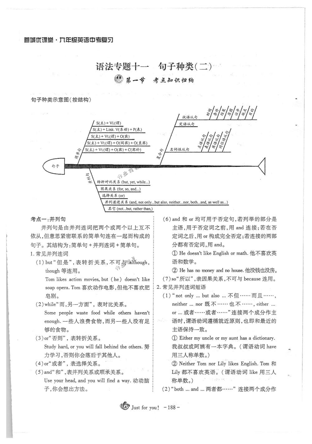 2018年蓉城优课堂给力A+九年级英语下册人教版 第188页