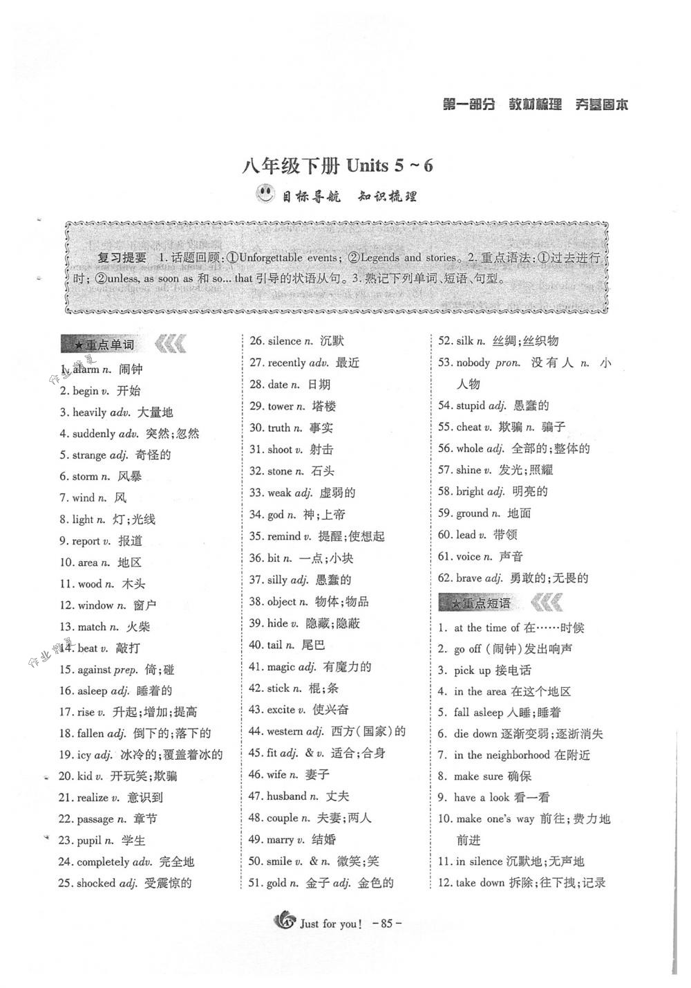 2018年蓉城优课堂给力A+九年级英语下册人教版 第85页