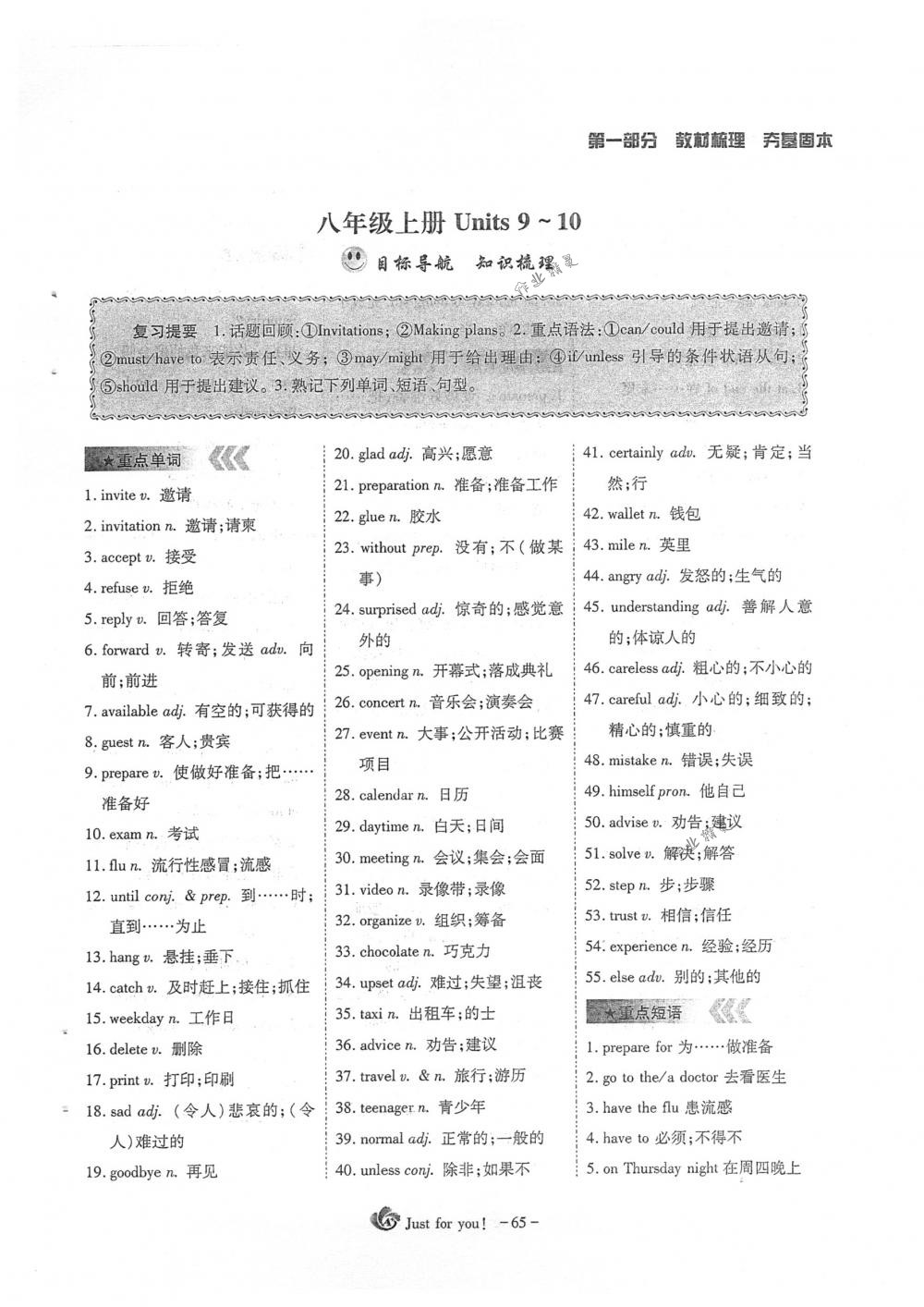 2018年蓉城优课堂给力A+九年级英语下册人教版 第65页