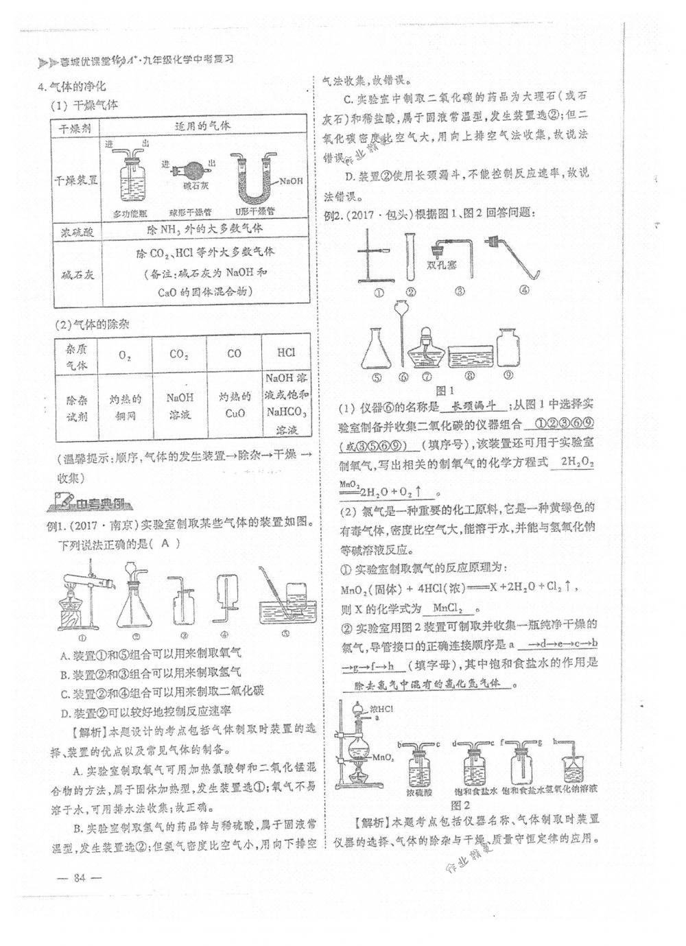 2018年蓉城优课堂给力A+九年级化学下册人教版 第84页