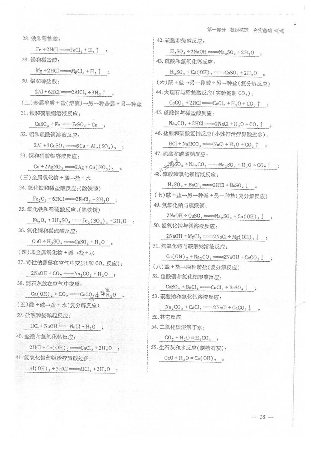 2018年蓉城优课堂给力A+九年级化学下册人教版 第35页