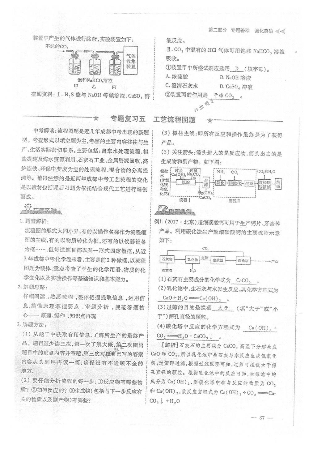 2018年蓉城優(yōu)課堂給力A+九年級化學(xué)下冊人教版 第87頁