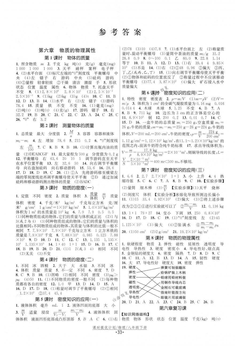 2018年课时提优计划作业本八年级物理下册国标苏科版 第1页