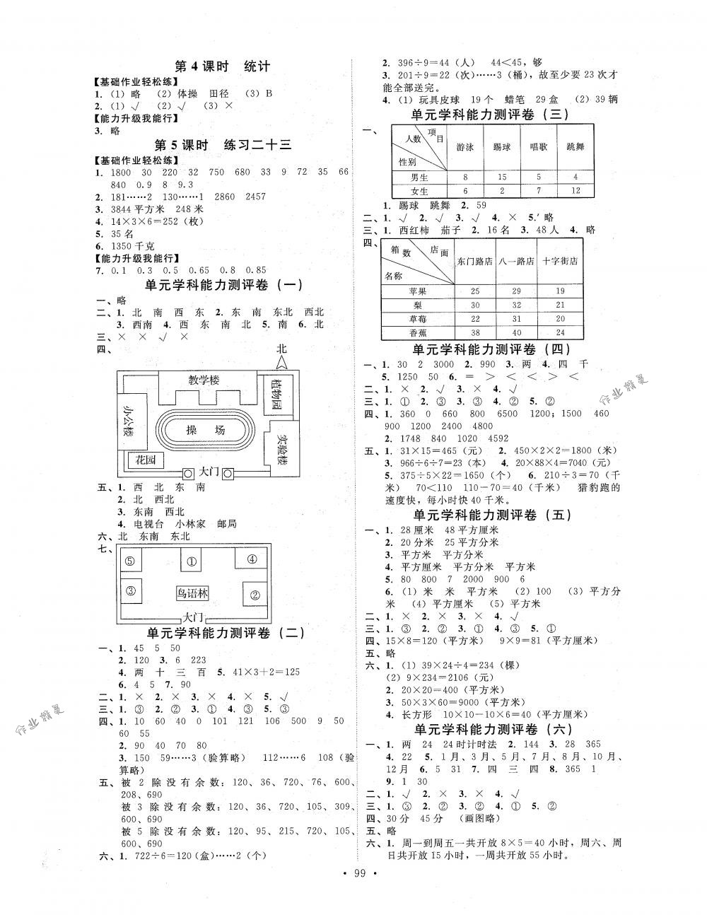 2018年能力培養(yǎng)與測試三年級數(shù)學下冊人教版 第7頁