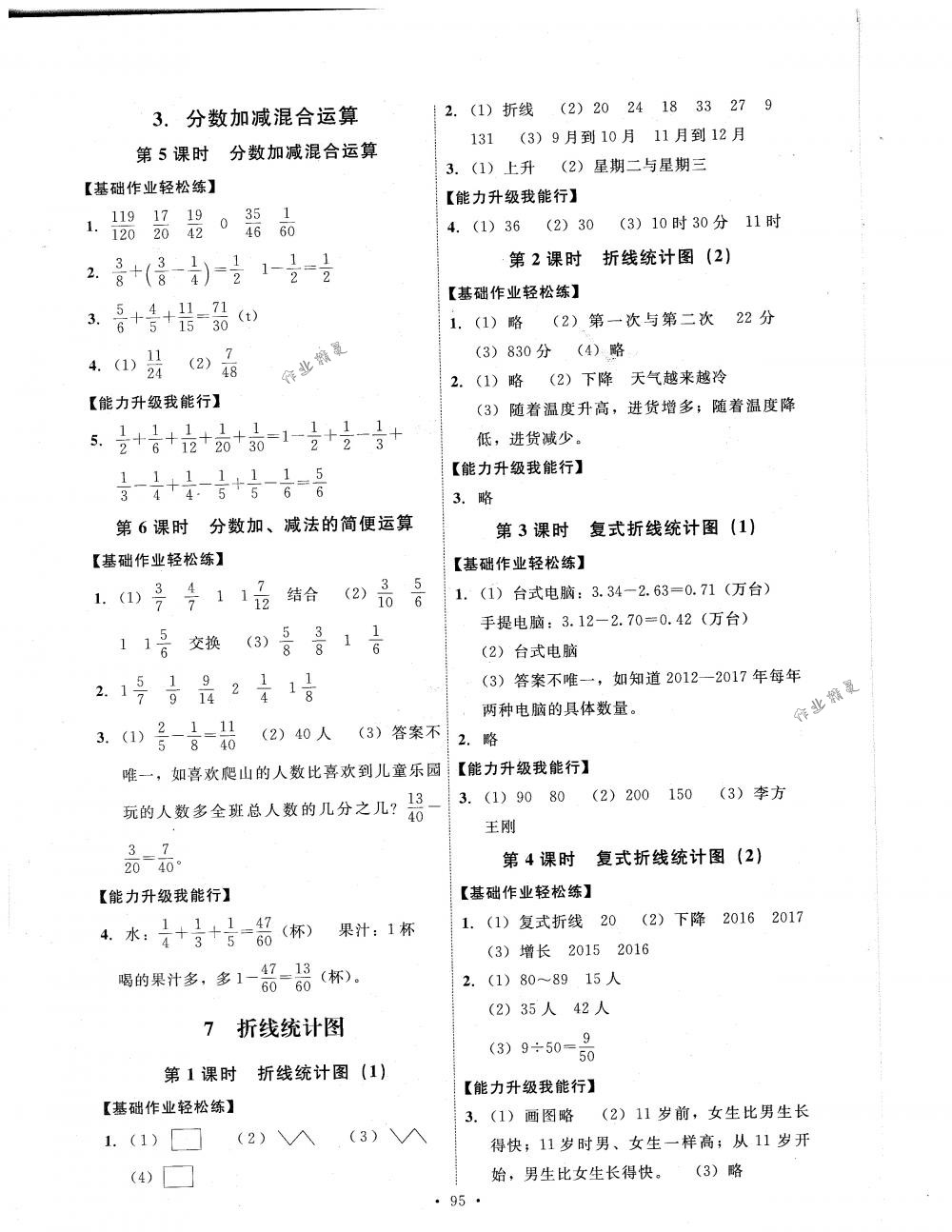 2018年能力培養(yǎng)與測(cè)試五年級(jí)數(shù)學(xué)下冊(cè)人教版 第11頁(yè)