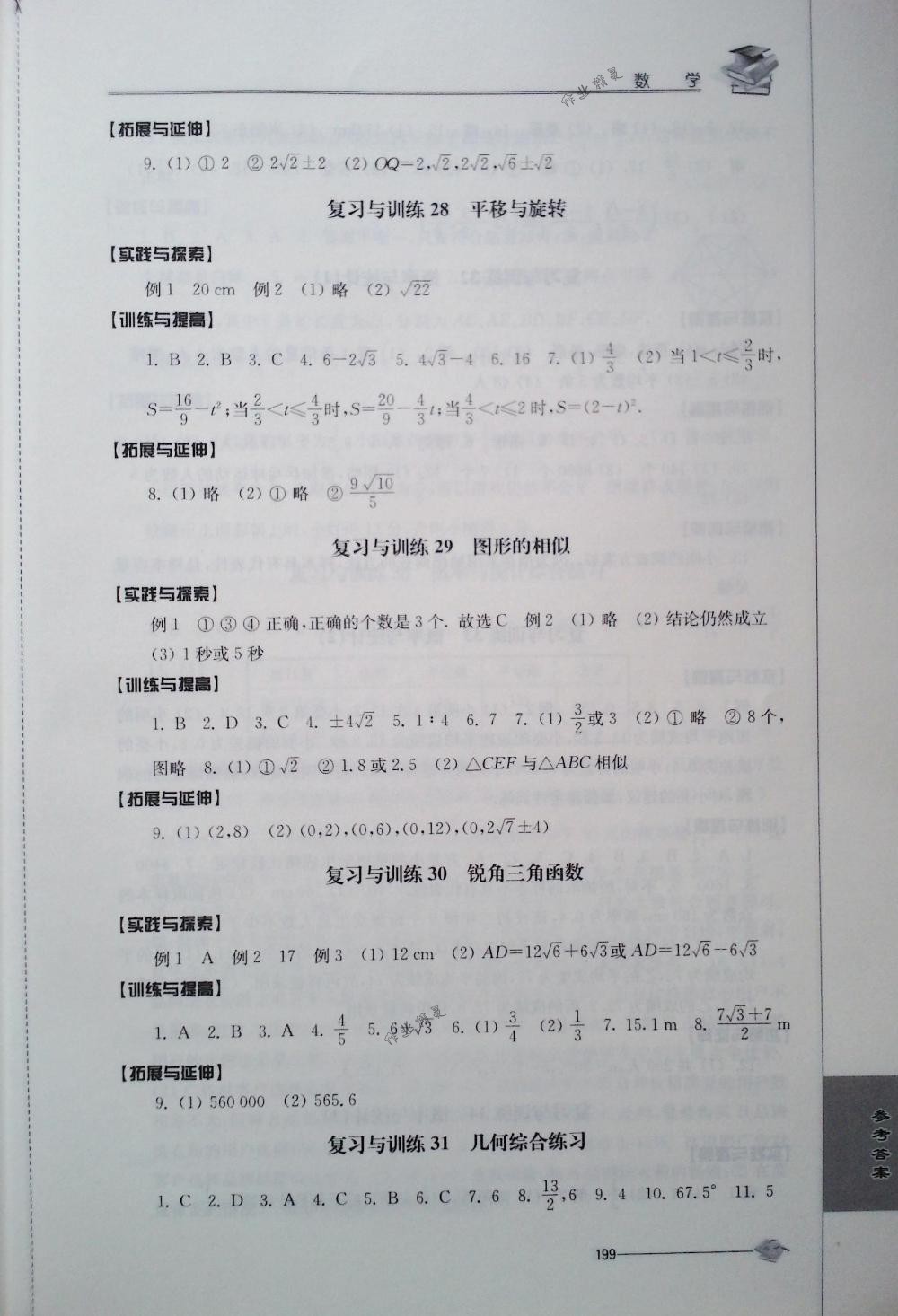 2018年初中復(fù)習(xí)與能力訓(xùn)練九年級(jí)數(shù)學(xué)全一冊(cè)蘇科版 第11頁