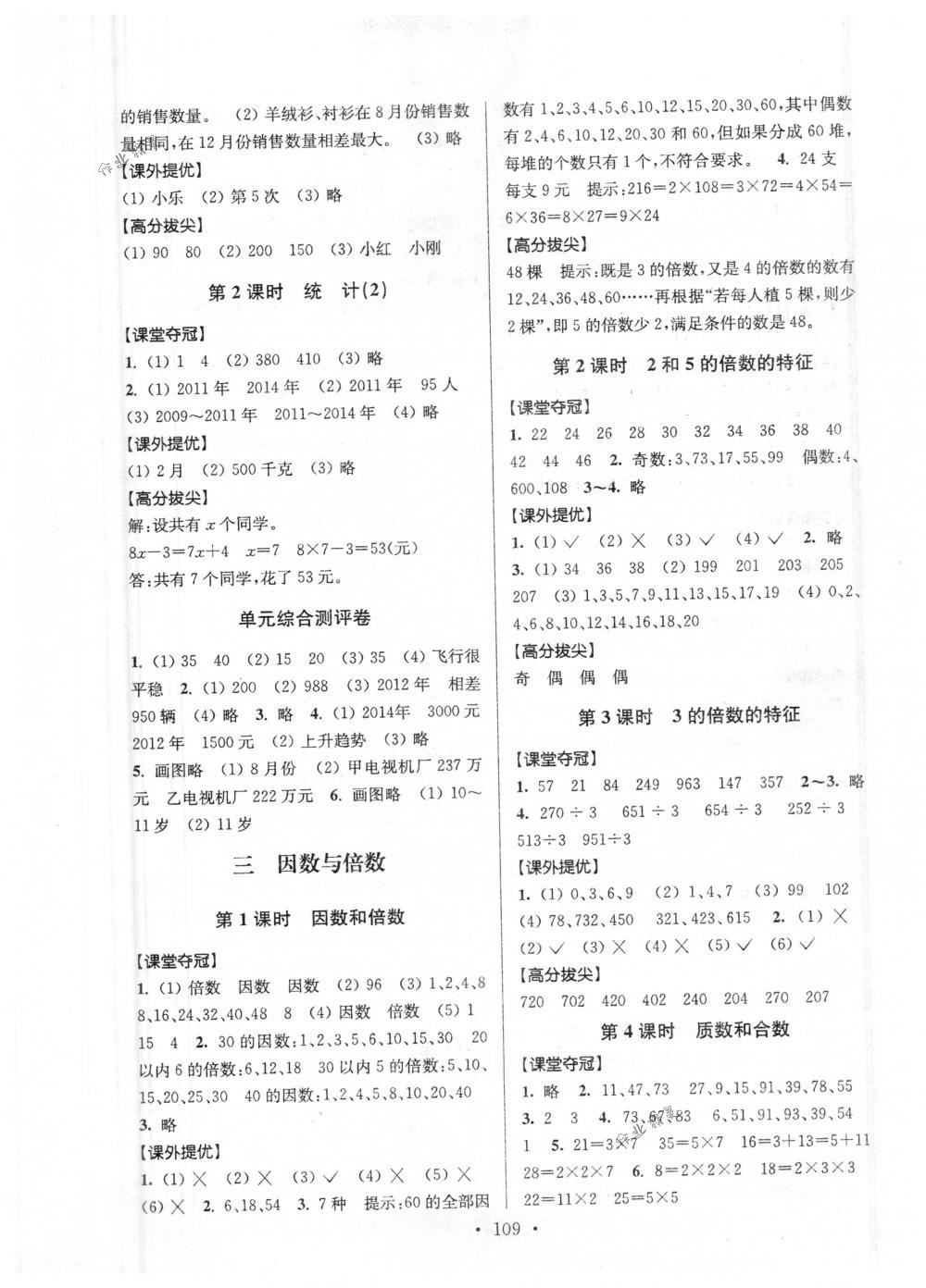 2018年高分拔尖提優(yōu)訓(xùn)練五年級(jí)數(shù)學(xué)下冊(cè)江蘇版 第3頁(yè)