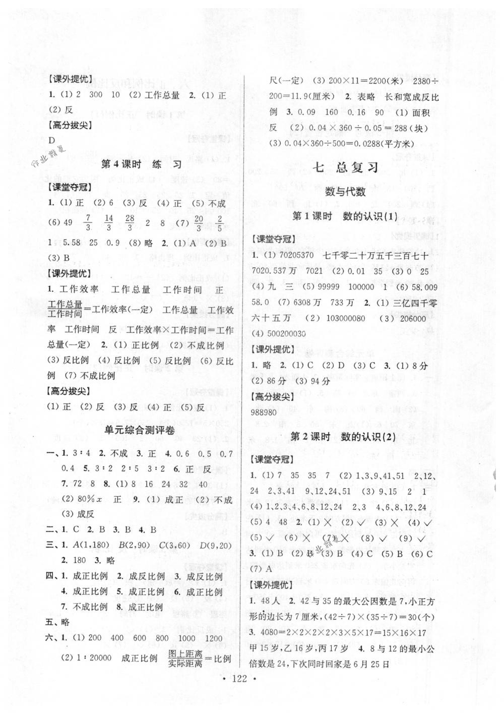 2018年高分拔尖提優(yōu)訓(xùn)練六年級(jí)數(shù)學(xué)下冊(cè)江蘇版 第8頁(yè)