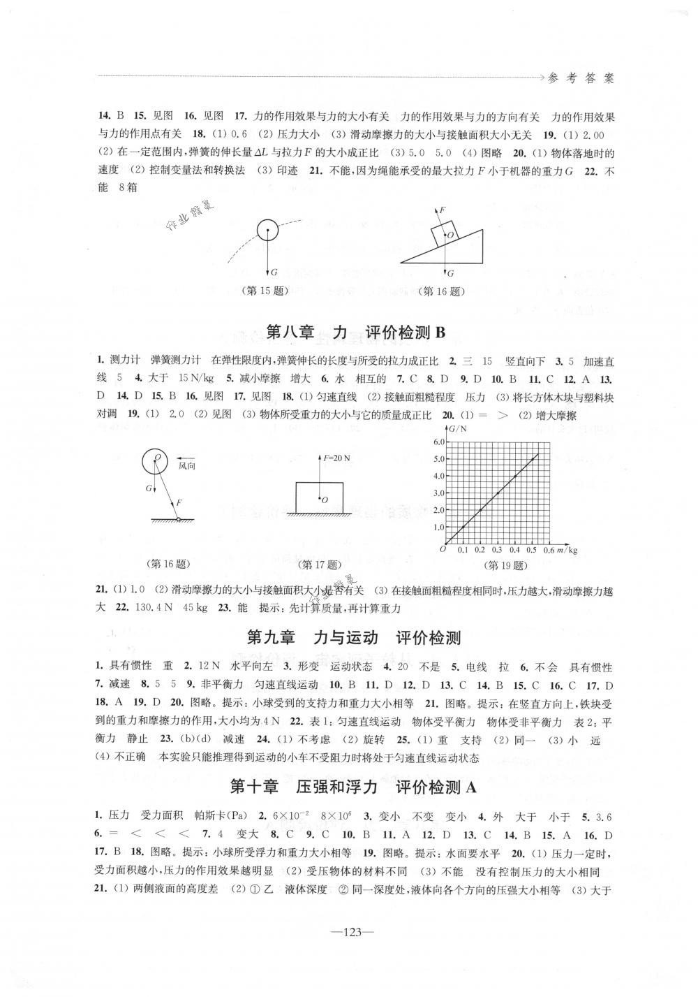 2018年学习与评价八年级物理下册苏科版江苏凤凰教育出版社 第7页