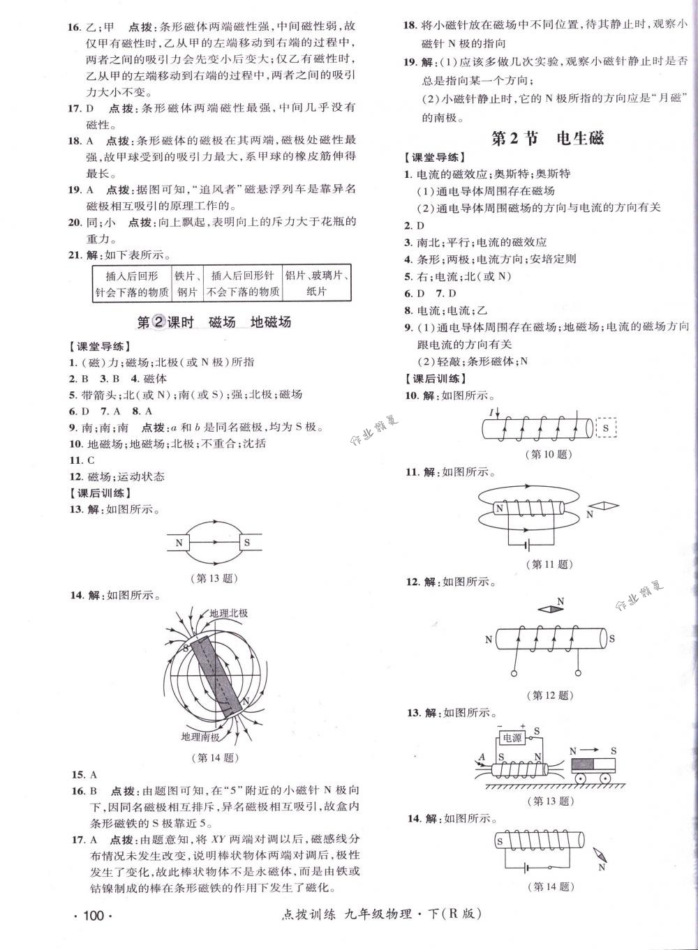 2018年點撥訓(xùn)練九年級物理下冊人教版 第19頁