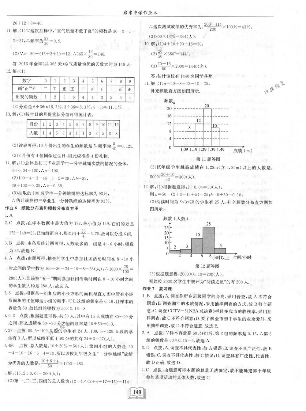 2018年启东中学作业本八年级数学下册江苏版 第4页