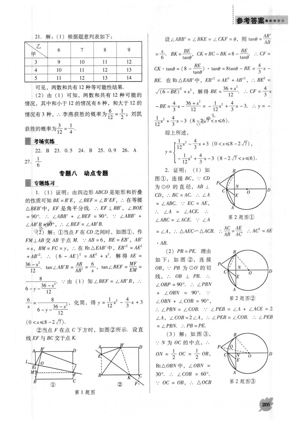 2018年新課程能力培養(yǎng)九年級(jí)數(shù)學(xué)下冊(cè)人教版D版 第25頁(yè)