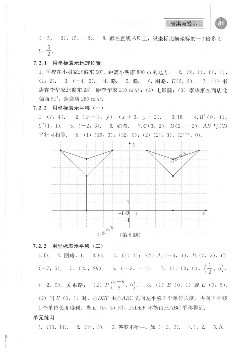 2018年補(bǔ)充習(xí)題七年級數(shù)學(xué)下冊人教版人民教育出版社 第6頁