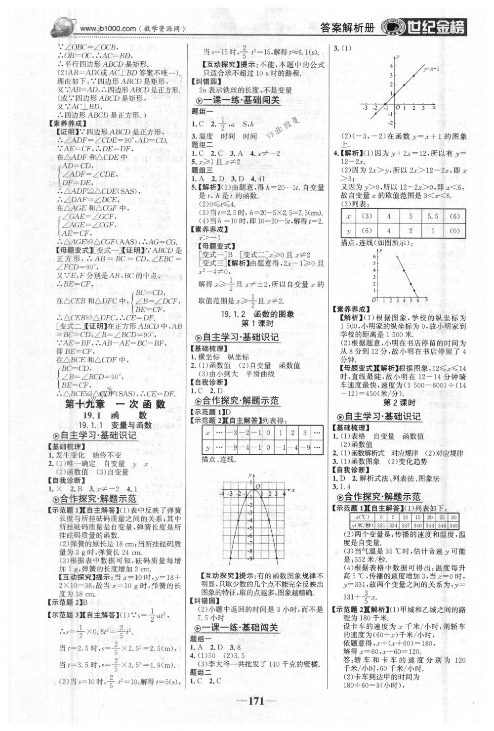 2018年世紀金榜金榜學案八年級數(shù)學下冊人教版 第8頁