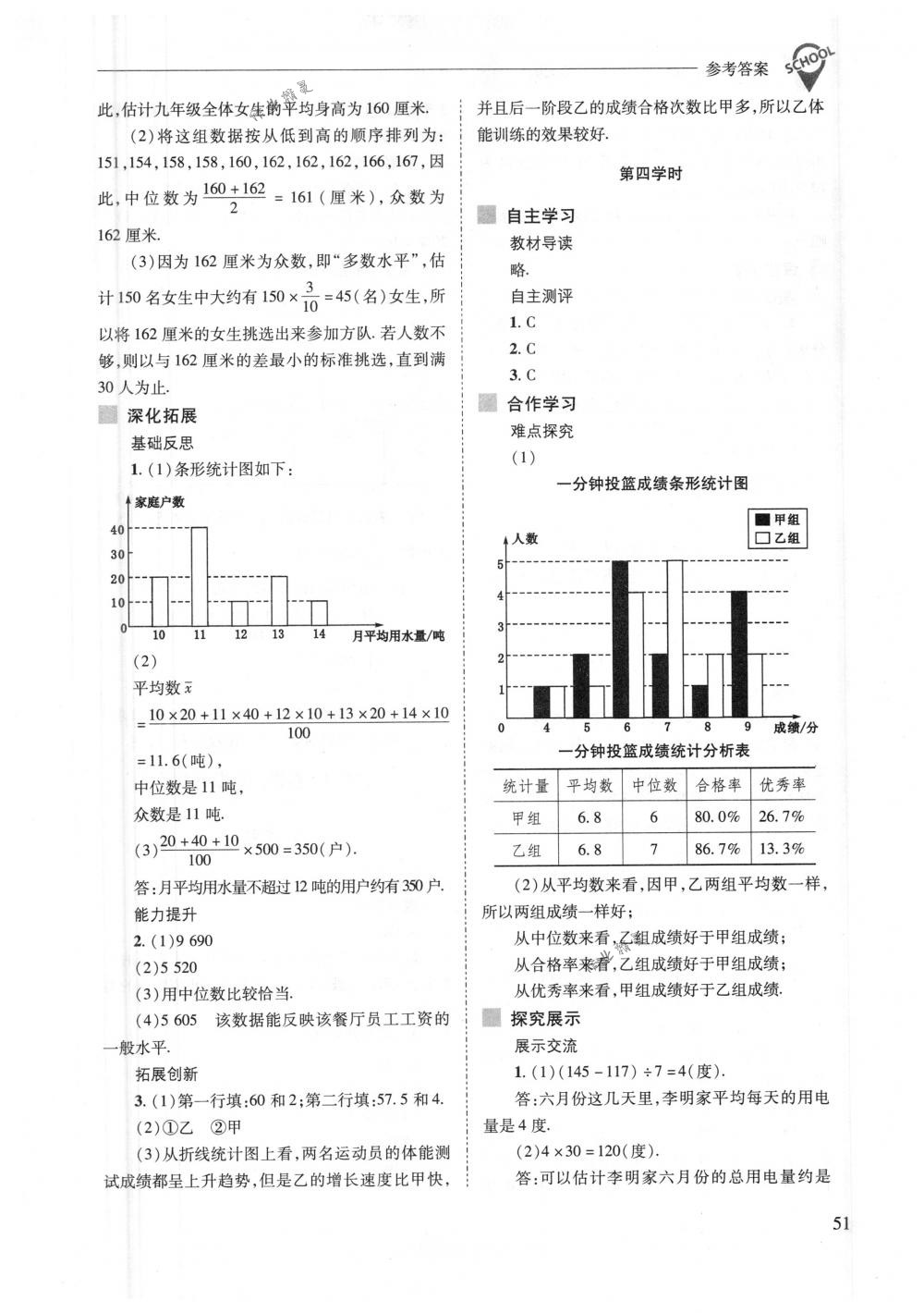 2018年新課程問題解決導(dǎo)學(xué)方案八年級(jí)數(shù)學(xué)下冊(cè)華東師大版 第51頁(yè)