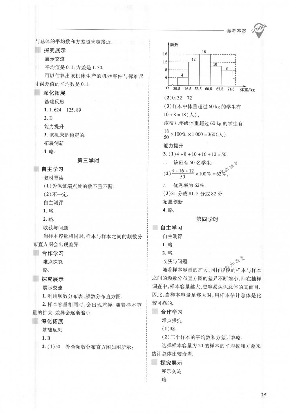 2018年新課程問題解決導(dǎo)學(xué)方案九年級數(shù)學(xué)下冊華東師大版 第35頁