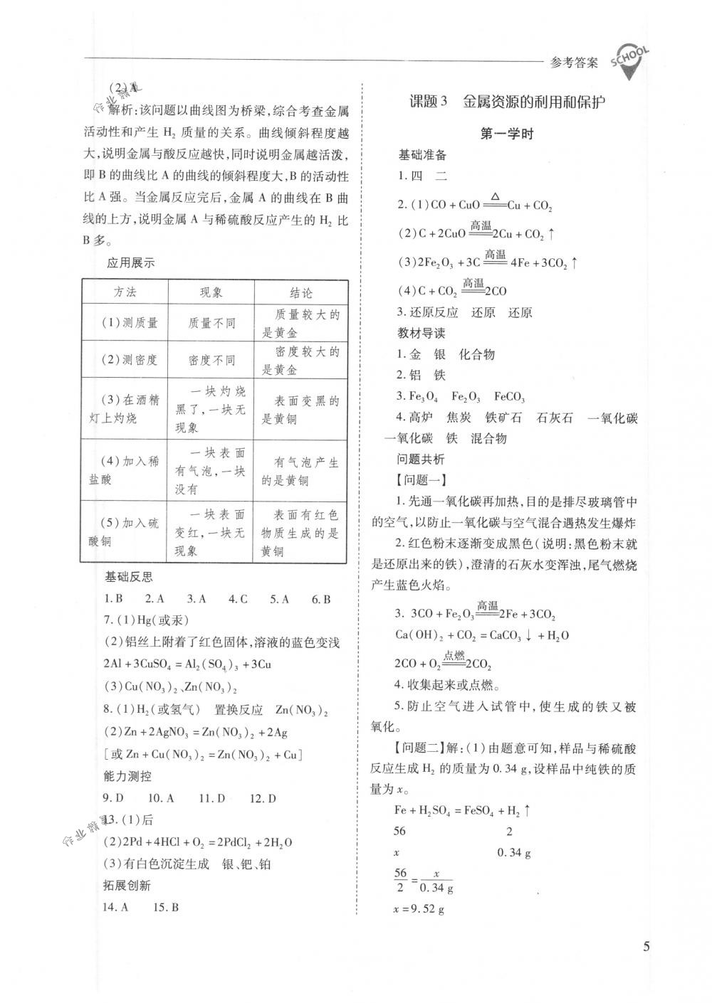 2018年新课程问题解决导学方案九年级化学下册人教版 第5页