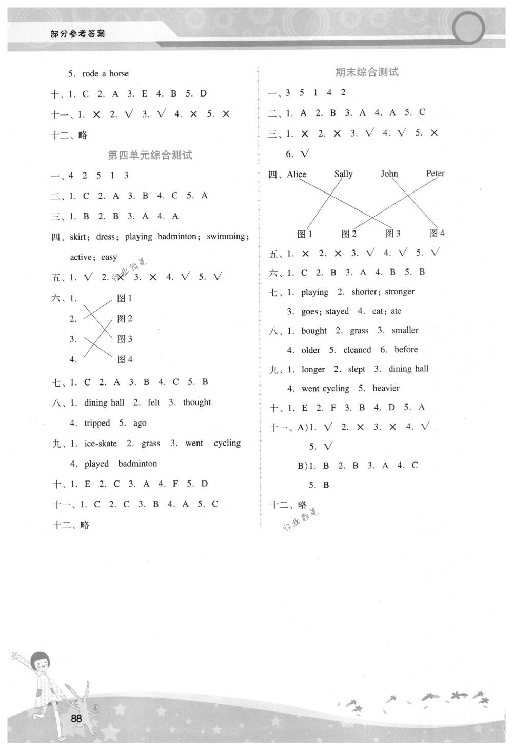 2018年自主與互動學習新課程學習輔導六年級英語下冊人教PEP版 第16頁