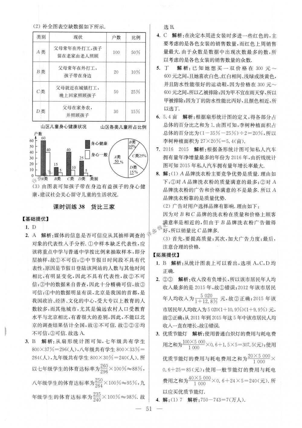 2018年初中數(shù)學(xué)小題狂做九年級(jí)下冊(cè)蘇科版提優(yōu)版 第51頁(yè)