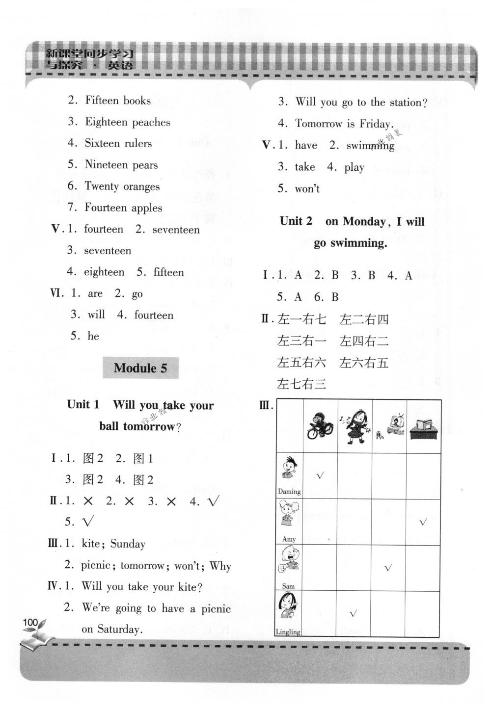 2018年新課堂同步學(xué)習(xí)與探究三年級(jí)英語(yǔ)下冊(cè)外研版 第23頁(yè)