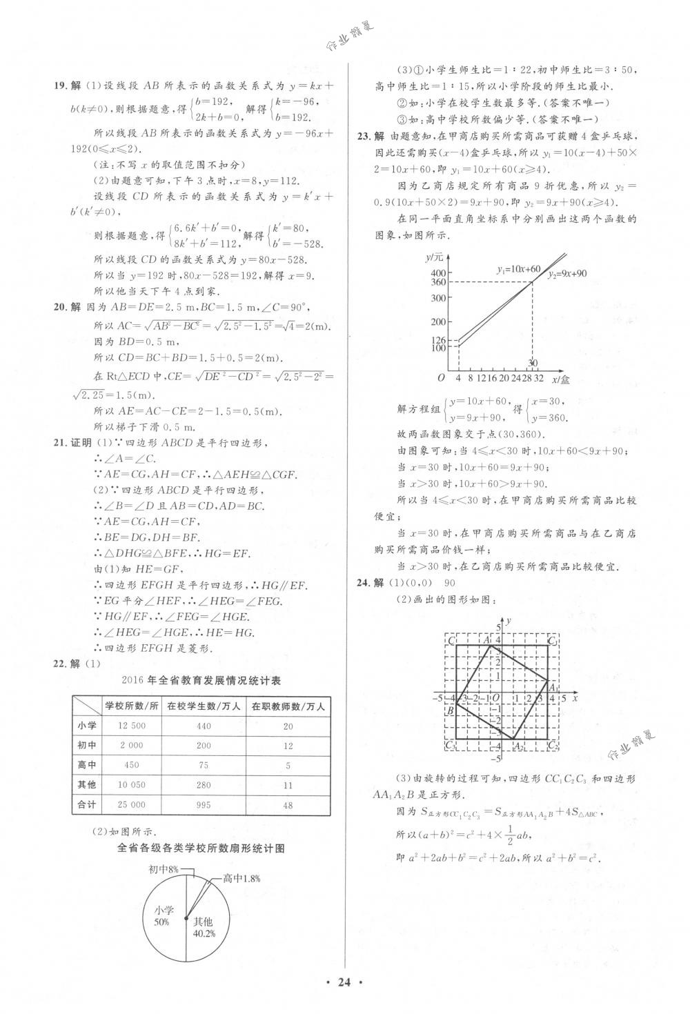 2018年人教金学典同步解析与测评学考练八年级数学下册人教版 第28页