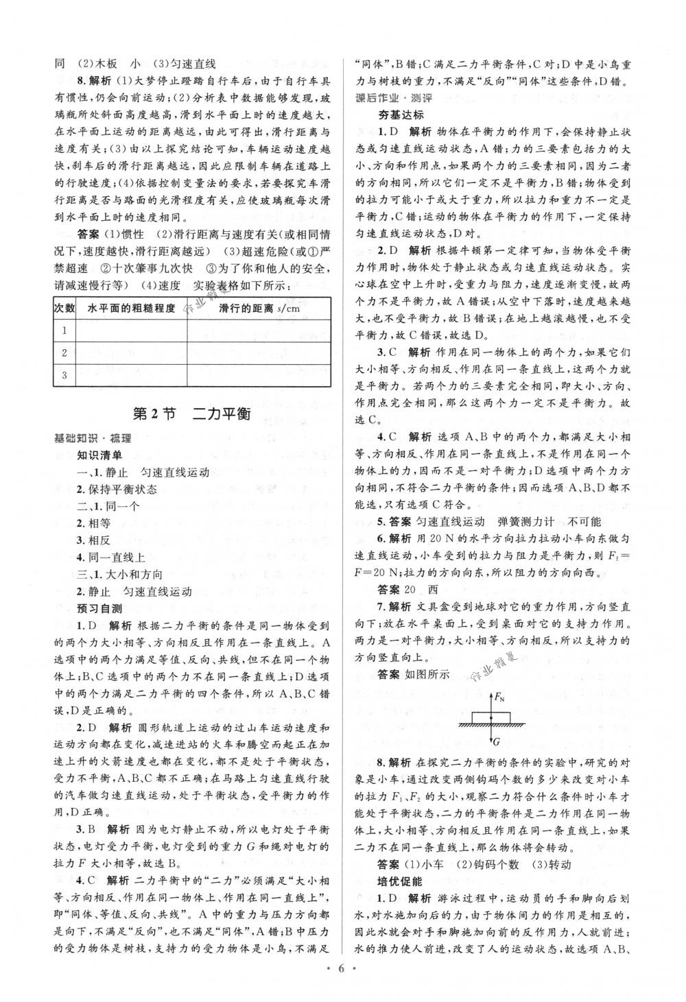 2018年人教金學典同步解析與測評學考練八年級物理下冊人教版 第6頁