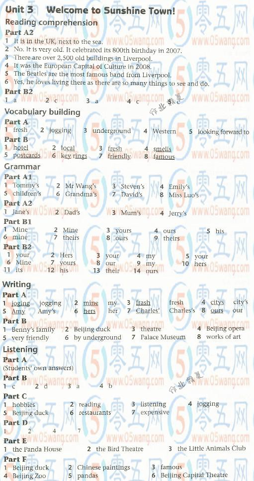 2018年補充習(xí)題七年級英語下冊譯林版譯林出版社 第3頁