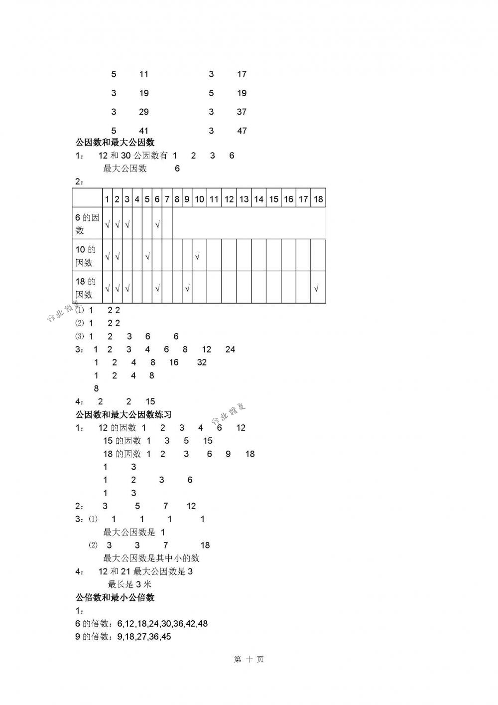 2018年數(shù)學(xué)補充習(xí)題五年級下冊蘇教版江蘇鳳凰教育出版社 第10頁