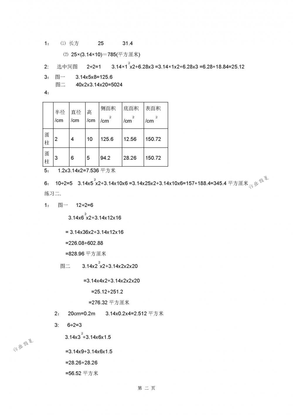 2018年數(shù)學(xué)補(bǔ)充習(xí)題六年級(jí)數(shù)學(xué)下冊(cè)蘇教版江蘇鳳凰教育出版社 第2頁(yè)