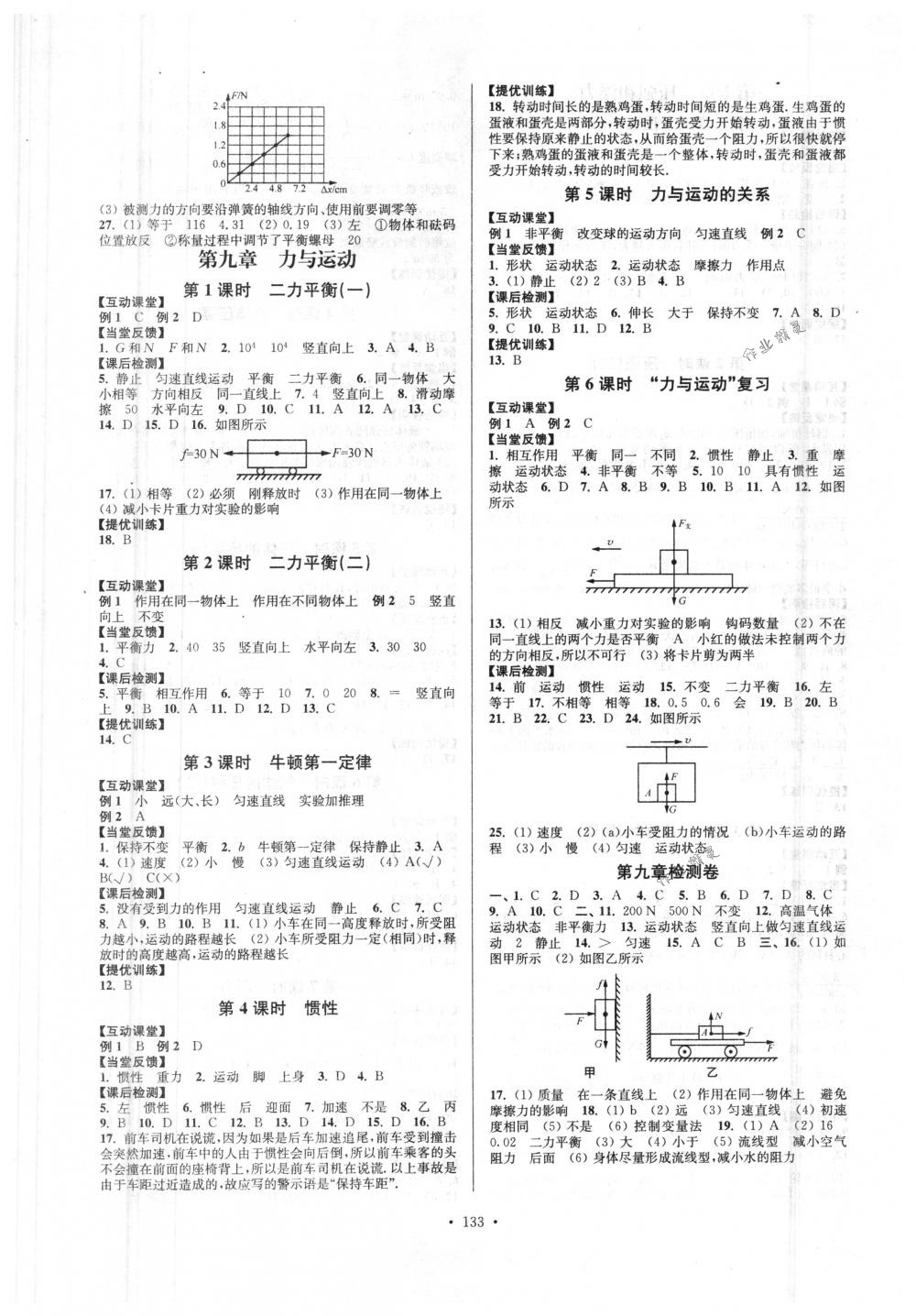 2018年南通小題課時作業(yè)本八年級物理下冊蘇科版 第5頁